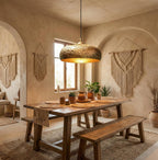 Handmade Hammered Brass Dome Pendant Light Solid Metal Ceiling Fixture Modern Interior Lighting