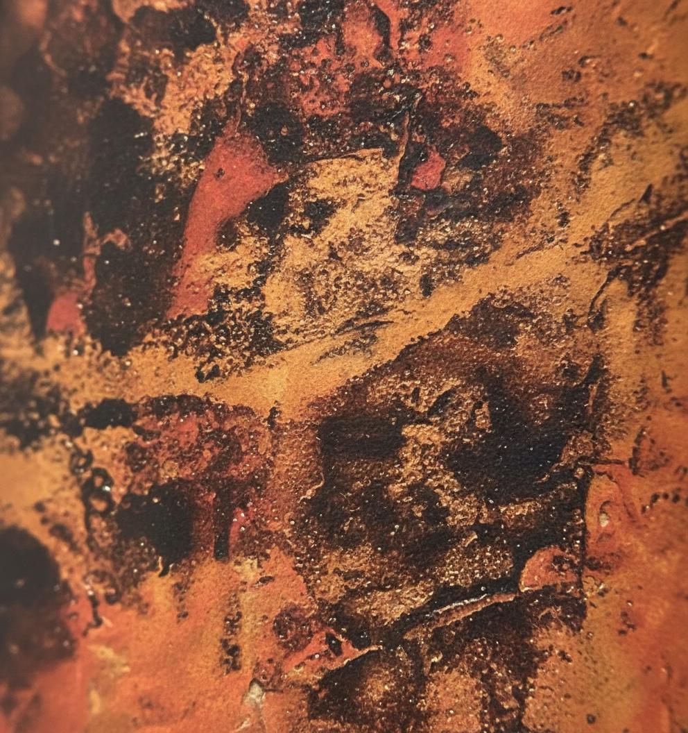 Handmade Fire Finished Copper Oval Wall Sconce Electric Lamp for Rustic Modern Interior Lighting