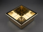 Handmade Solid Brass Kitchen Basin – Undermount Brass Sink for Bar, Prep, Island, Luxury Modern Kitchen