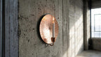Handcrafted Copper Wall Candle Holder – Hand Hammered Vintage Wall Sconce