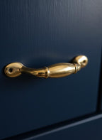 Set of Solid Brass Drawer Handle – Unlacquered Cabinet Pull for Kitchen & Furniture