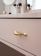 Set of Solid Brass Drawer Handle – Unlacquered Cabinet Pull for Kitchen & Furniture
