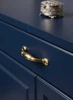 Set of Solid Brass Drawer Handle – Unlacquered Cabinet Pull for Kitchen & Furniture