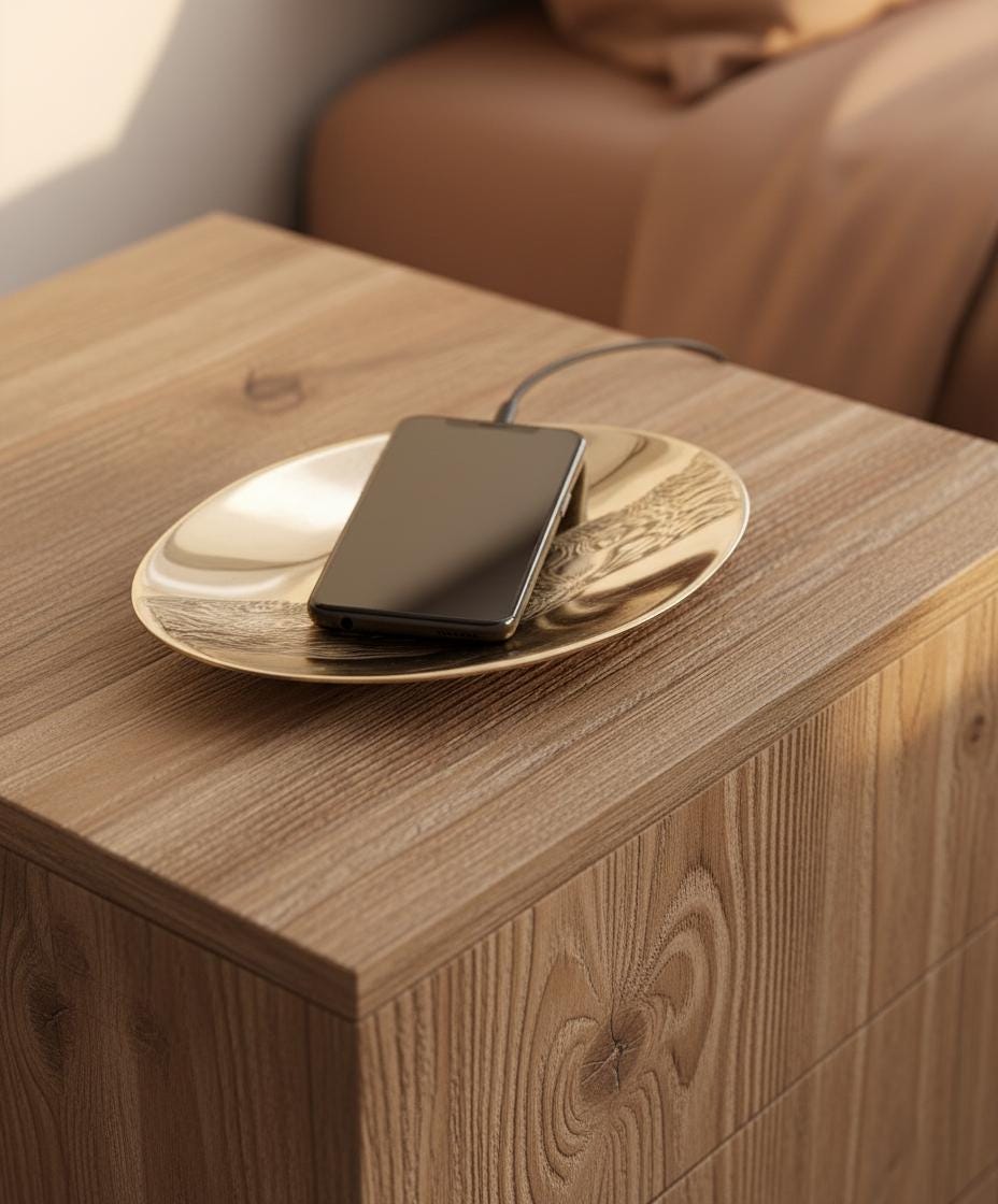 Solid Brass Vanity Soap Dish – Minimalist Unlacquered Brass Tray for Bathroom or Jewelry