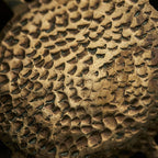 Handmade Solid Brass Square Floor Drain with Round Grate for Luxury Shower Bathrooms