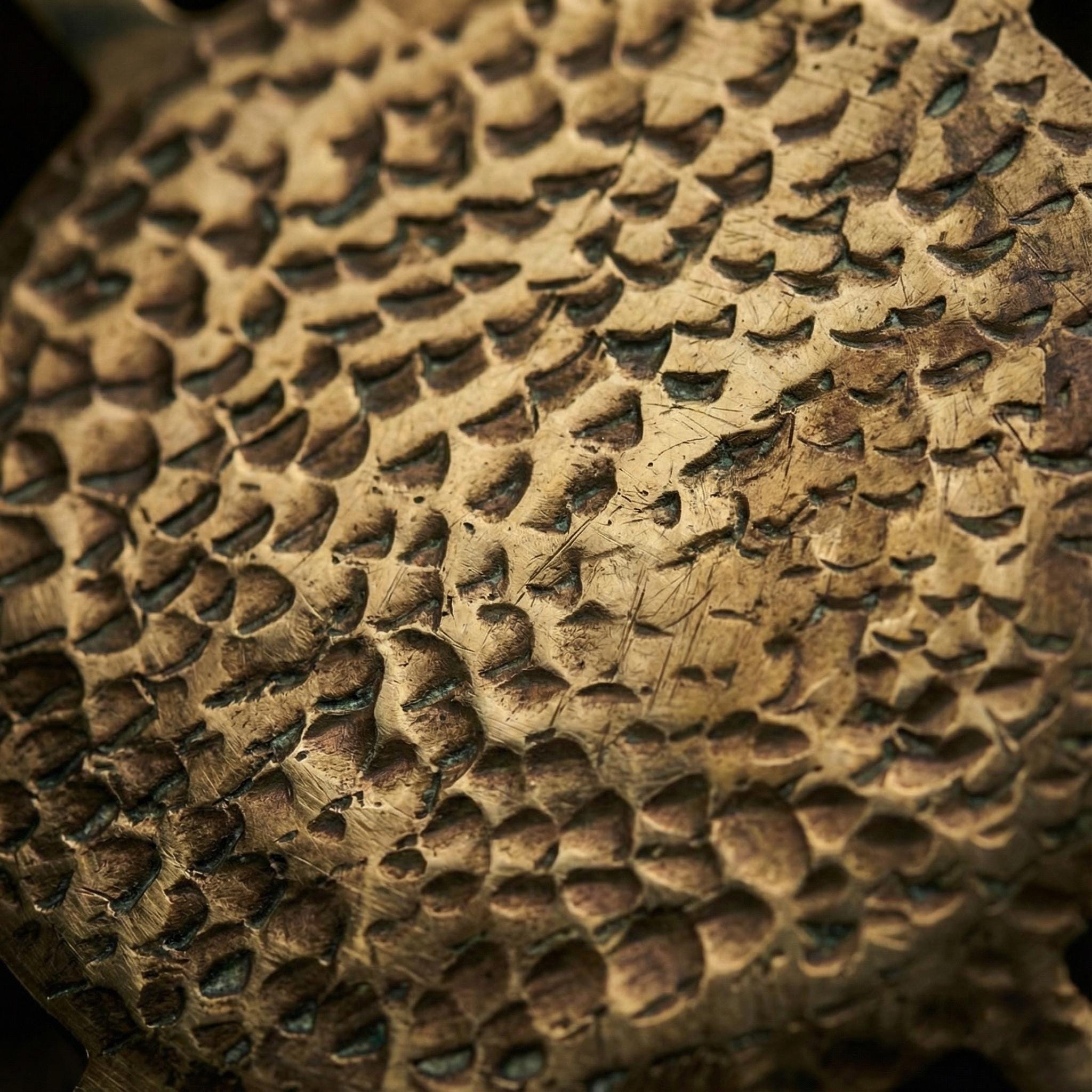 Handmade Solid Brass Square Floor Drain with Round Grate for Luxury Shower Bathrooms