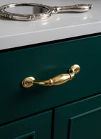 Set of Solid Brass Drawer Handle – Unlacquered Cabinet Pull for Kitchen & Furniture