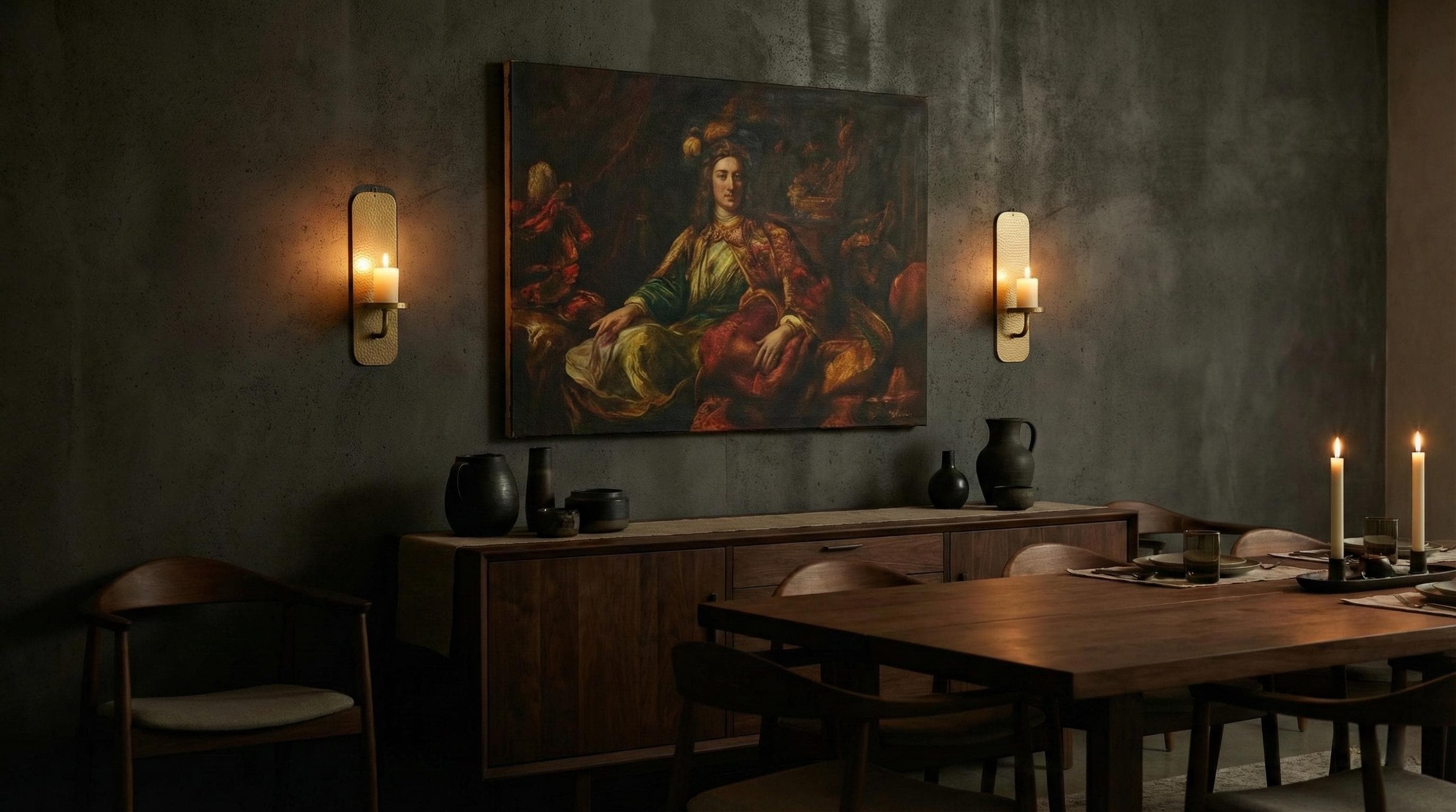 Handmade Hammered Brass Wall Candle Holder Handmade Minimal Sconce Decor