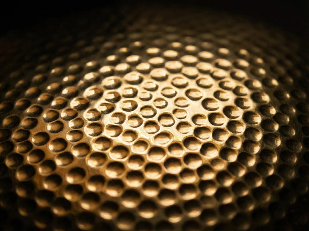 Hand Hammered Brass Pendant Light – Solid Brass Hanging Ceiling Lamp for Kitchen Island, Dining Table, Bar or Entryway