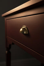 Set of Solid Unlacquered Brass Cabinet Pulls – Minimalist Drawer Handles