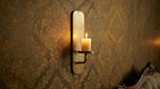 Handmade Hammered Brass Wall Candle Holder Handmade Minimal Sconce Decor
