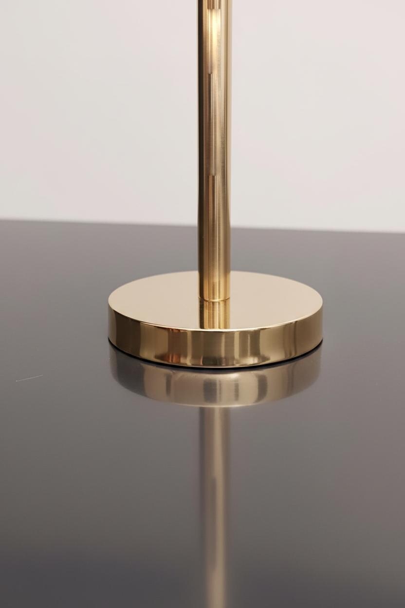 Solid Unlacquered Brass Paper Towel Holder – Modern Countertop Kitchen Stand