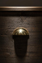 Set of Solid Unlacquered Brass Cabinet Pulls – Minimalist Drawer Handles