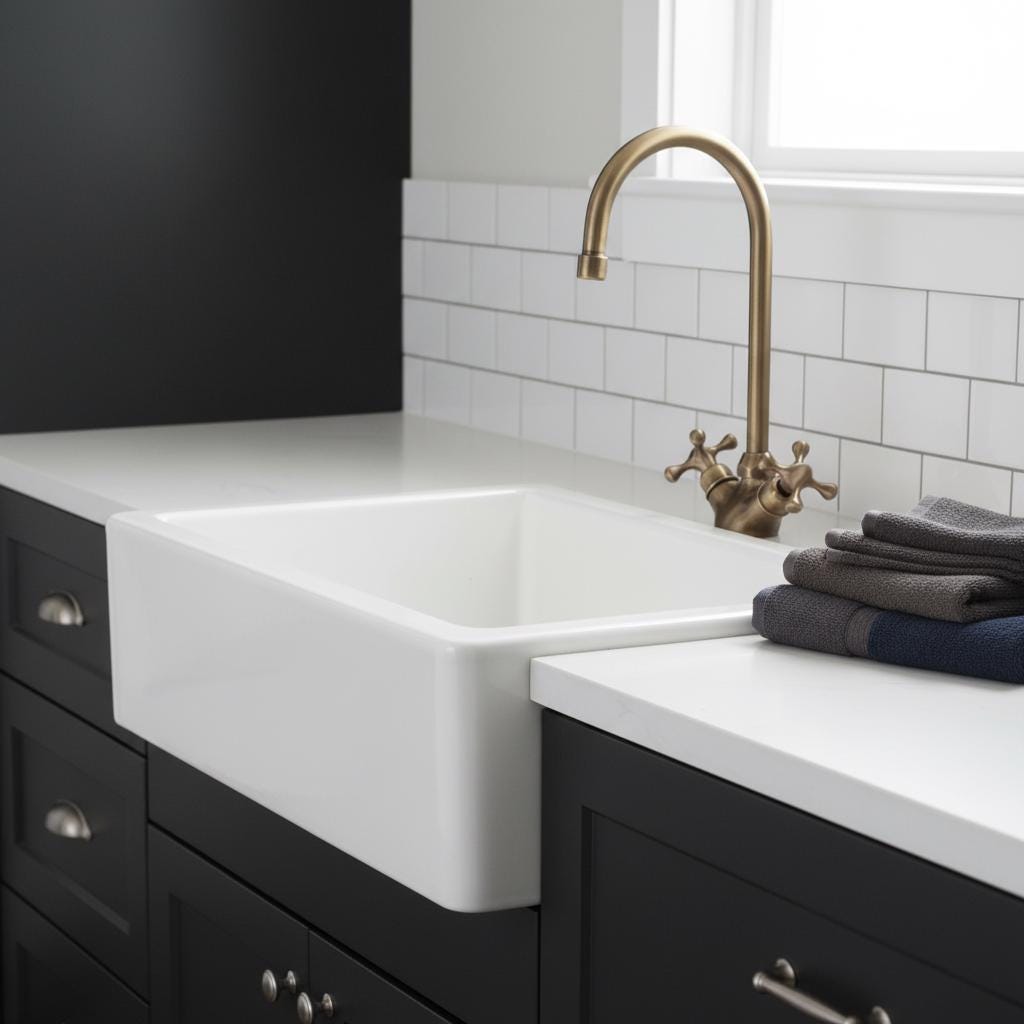 Bronze Brass Bathroom Sink Faucet – Handmade Solid Brass Basin Mixer Tap with Cross Handles